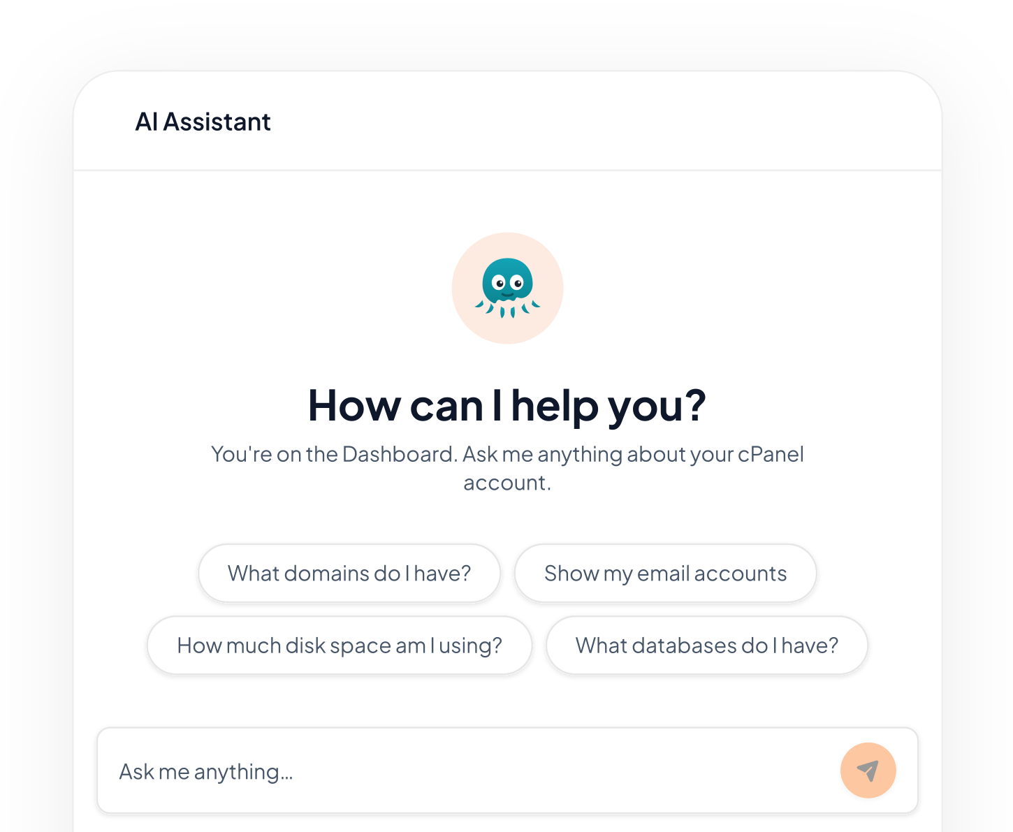 AI Assistant panel: How can I help you?